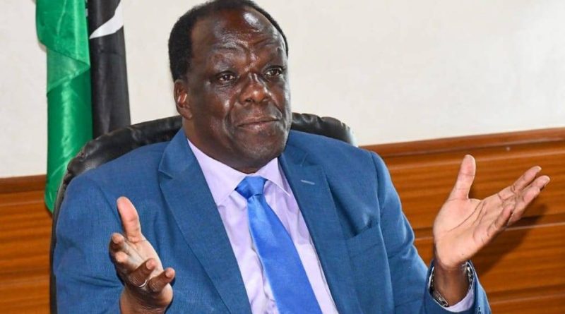 Cabinet Secretary Cooperatives and MSMEs Development Hon. FCPA Dr. Wycliffe Ambetsa Oparanya. PHOTO/COURTESY