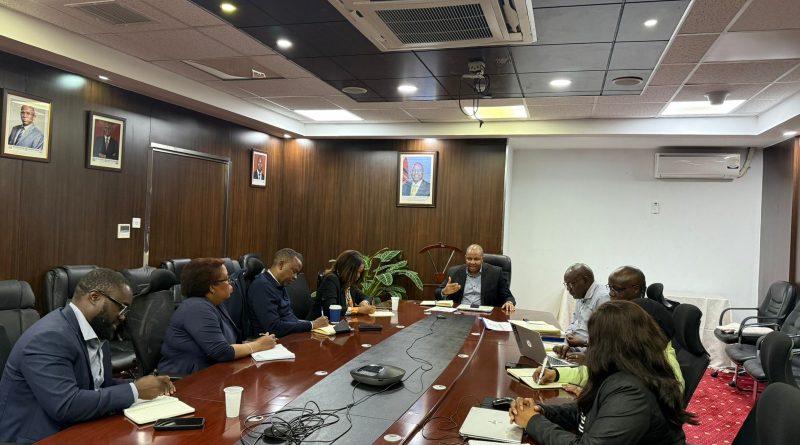 A World Bank/IFC delegation led by Leah Kiwara, Mwombeki Baregu, Moyo Violet, and Job Mariga met with SASRA officials to review progress on several key projects supported through the National Treasury. PHOTO/COURTESY