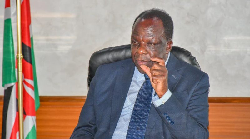 Cooperatives Cabinet Secretary Hon. Wycliffe Oparanya, EGH. PHOTO/COURTESY